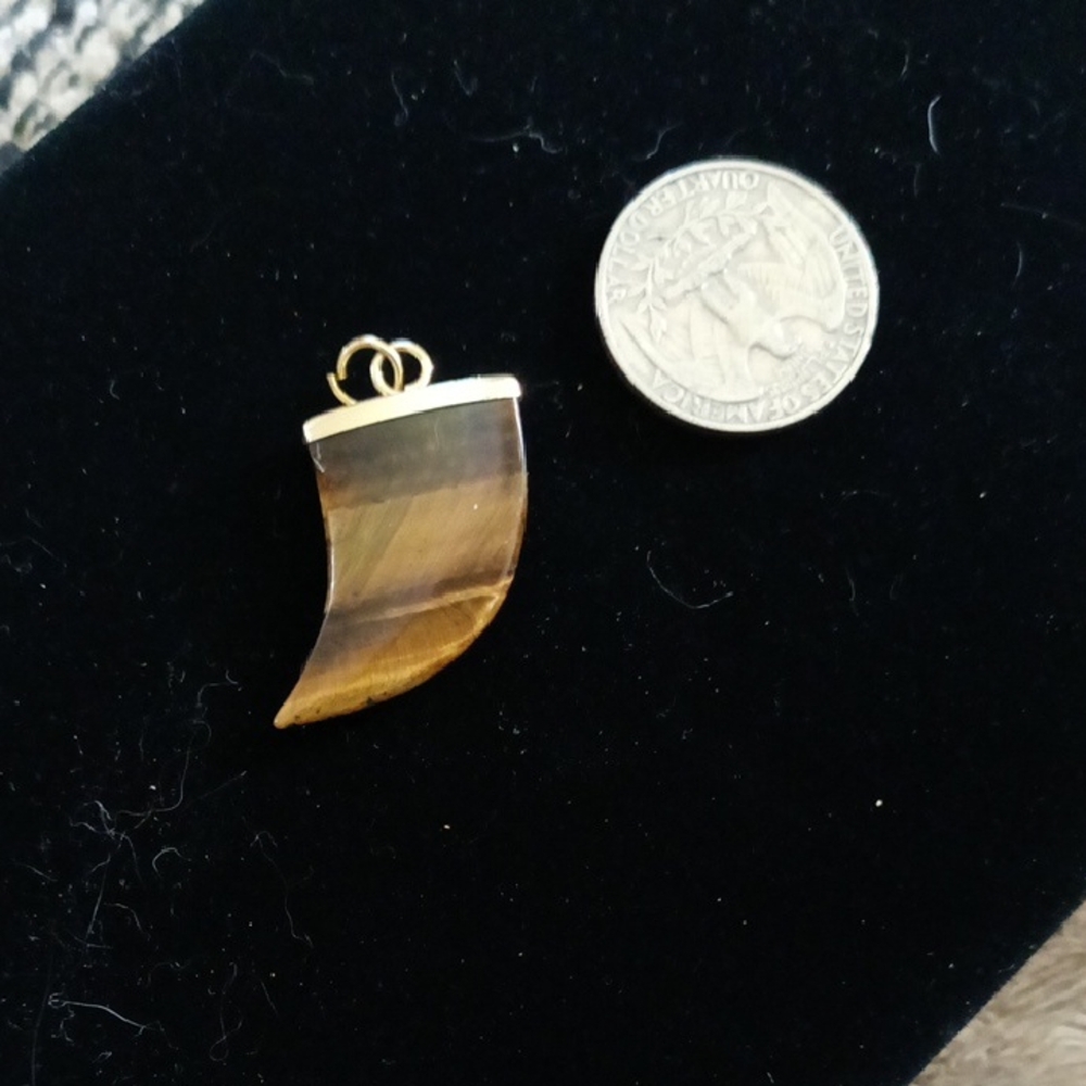 Real Tiger Eye Pendant.